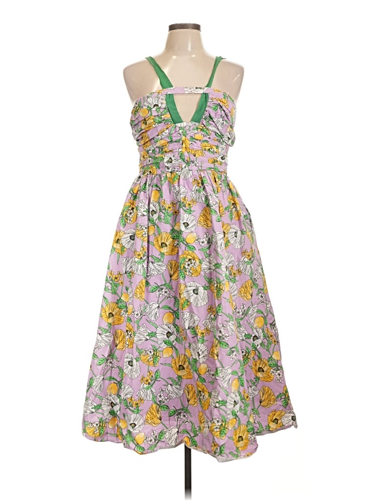 Pre-owned Amur Cocktail Dress In Yellow