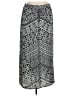Faded Glory 100% Polyester Paisley Silver Gray Casual Skirt Size XL - photo 1