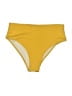 Zaful Color Block Yellow Swimsuit Bottoms Size 8 - photo 1