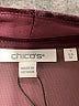 Chico's Burgundy Long Sleeve Blouse Size Med (1) - photo 7