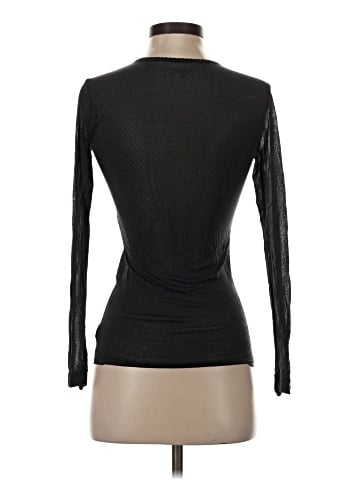 Assorted Brands Long Sleeve Silk Top (view 2)