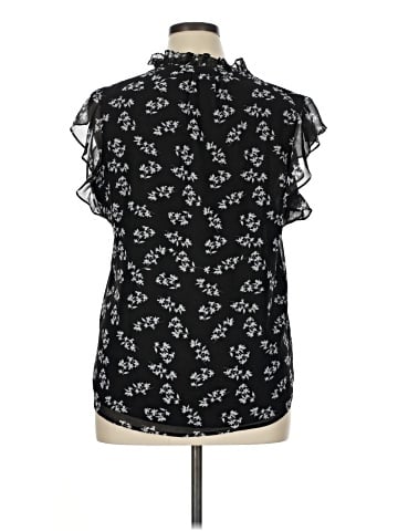 Calvin Klein Short Sleeve Blouse (view 2)
