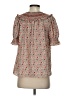 Max Studio 100% Polyester Brown Short Sleeve Blouse Size XS - photo 2