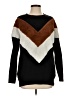 Bershka Chevron-herringbone Brown Pullover Sweater Size XS - photo 1