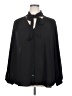 NYDJ 100% Polyester Black Long Sleeve Blouse Size 2X - photo 1