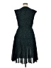 Halogen Animal Print Teal Cocktail Dress Size 14 - photo 2
