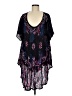 GreaterGood 100% Rayon Black Short Sleeve Blouse One size - photo 1