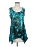 DressBarn 100% Polyester Teal Sleeveless Blouse Size S - photo 1