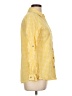 Kut from the Kloth Checkered-gingham Yellow 3/4 Sleeve Button-Down Shirt Size L - photo 4