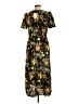 Sugar Lips Floral Black Casual Dress Size L - photo 2