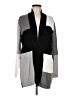 Aaeda Color Block Gray Cardigan Size M - photo 1