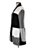 Aaeda Color Block Gray Cardigan Size M - photo 5