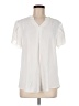 Taohuadao Ivory Short Sleeve Blouse Size M - photo 1