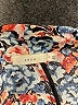 Lush 100% Polyester Floral Orange Blue Blazer Size M - photo 6
