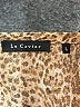 Le Caviar 100% Polyester Animal Print Brown Long Sleeve Blouse Size L - photo 7