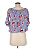 Altar'd State Blue Short Sleeve Blouse Size M - photo 2