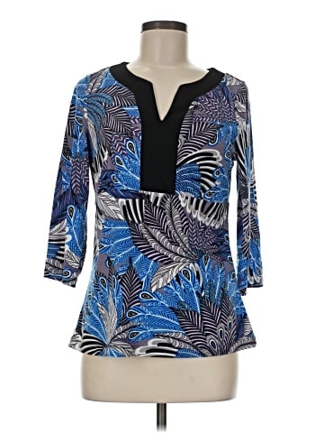Christopher & Banks 3/4 Sleeve Blouse (view 1)