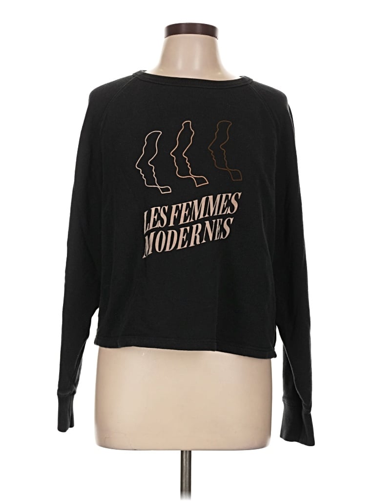 Pre-owned Madewell Sweatshirt In Black
