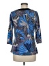 Christopher & Banks Blue 3/4 Sleeve Blouse Size M - photo 2