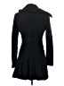Via Spiga 100% Polyester Black Coat Size 2 - photo 2