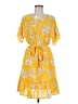 Weston 100% Polyester Yellow Casual Dress Size M - photo 1