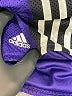 Adidas 100% Polyester Purple Athletic Shorts Size L (estimated) - photo 3