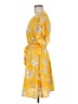 Weston 100% Polyester Yellow Casual Dress Size M - photo 5