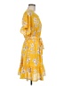 Weston 100% Polyester Yellow Casual Dress Size M - photo 4