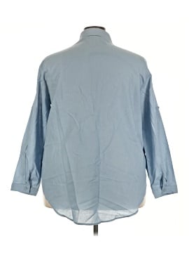 Unbranded Long Sleeve Button-Down Shirt (view 2)