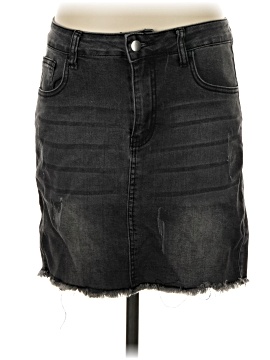 Unbranded Denim Skirt (view 1)