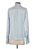Paige 100% Polyester Gray Long Sleeve Blouse Size XS - photo 2