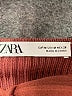 Zara 100% Polyamide Burgundy 3/4 Sleeve Top Size M - photo 7
