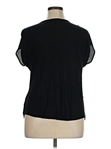 INC International Concepts Short Sleeve Blouse (view 2)