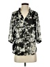 Bellatrix 100% Polyester Black 3/4 Sleeve Blouse Size XS - photo 1