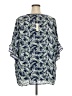 Max Studio 100% Polyester Blue Kimono Size 3X - photo 2