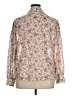 Assorted Brands 100% Polyester Floral Ivory Long Sleeve Blouse Size XL - photo 2