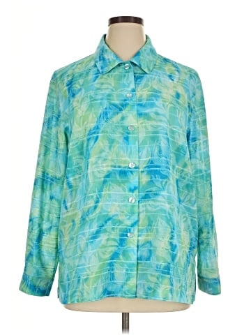Draper's & Damon's Long Sleeve Blouse (view 1)