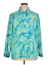 Draper's & Damon's 100% Polyester Teal Long Sleeve Blouse Size XL - photo 1