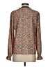 Shein 100% Polyester Animal Print Pink Long Sleeve Blouse Size 4 - photo 2