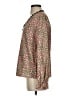 Shein 100% Polyester Animal Print Pink Long Sleeve Blouse Size 4 - photo 5