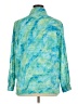 Draper's & Damon's 100% Polyester Teal Long Sleeve Blouse Size XL - photo 2