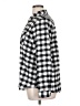 Maurices Checkered-gingham Silver Long Sleeve Button-Down Shirt Size XL - photo 5