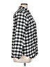 Maurices Checkered-gingham Silver Long Sleeve Button-Down Shirt Size XL - photo 4