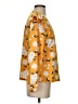 Shein Orange Yellow 3/4 Sleeve Blouse Size 4 - photo 4