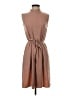 Uniqlo Solid Brown Casual Dress Size S - photo 1