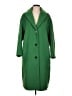 H&M 100% Viscose Green Coat Size L - photo 1