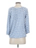 MICHAEL Michael Kors 100% Viscose Blue 3/4 Sleeve Blouse Size S - photo 2
