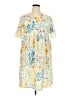 Unbranded 100% Polyester Tropical Yellow Casual Dress Size XXL - photo 1