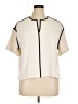 MELLODAY Ivory Short Sleeve Blouse Size XL - photo 1