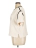 MELLODAY Ivory Short Sleeve Blouse Size XL - photo 5